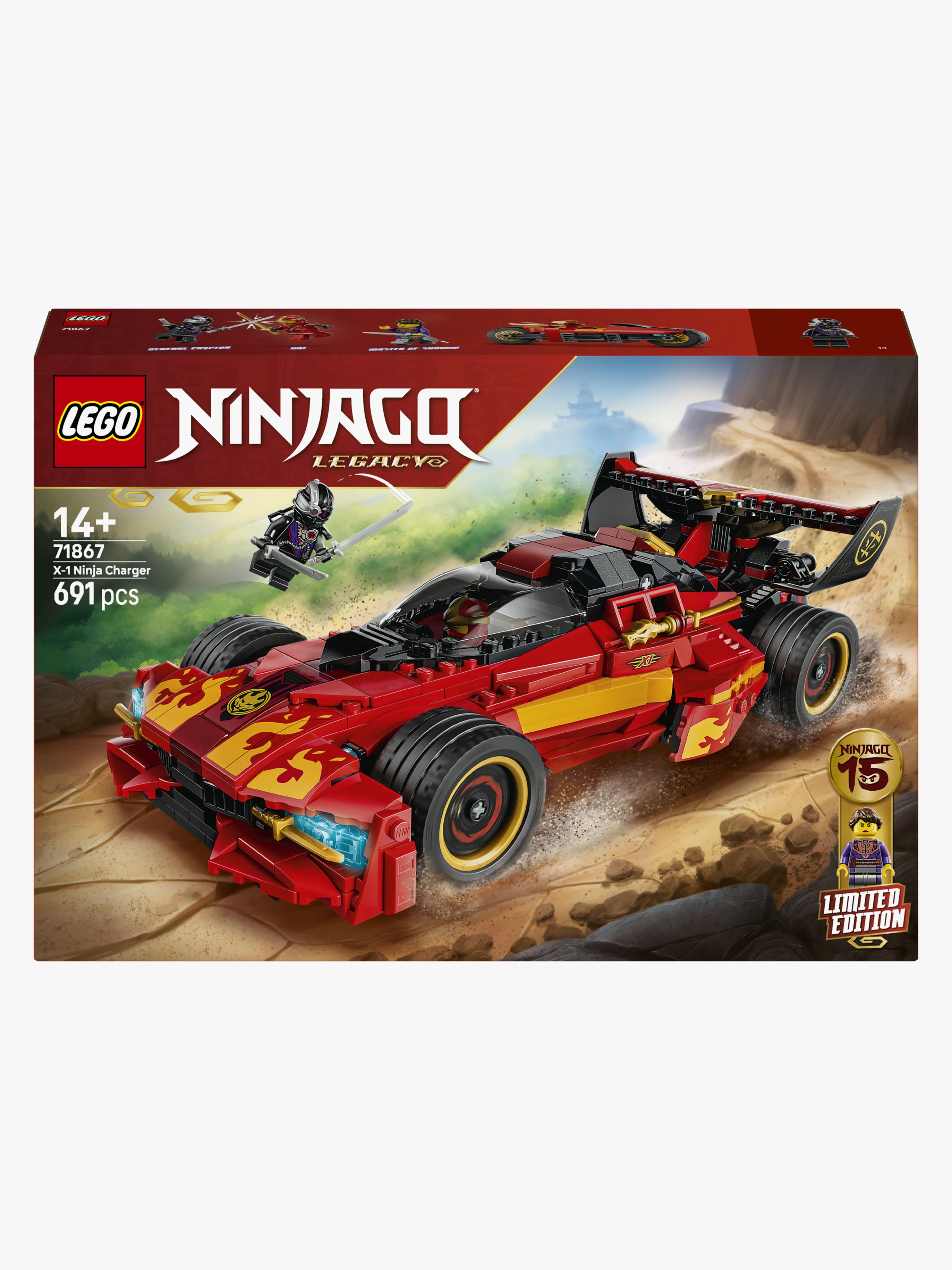 LEGO Ninjago 71867 15-årsjubileum X-1 Ninjamobil