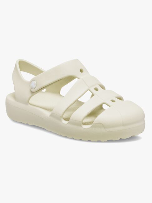 Crocs Classic Fisherman Kids Tofflor, Sandstone