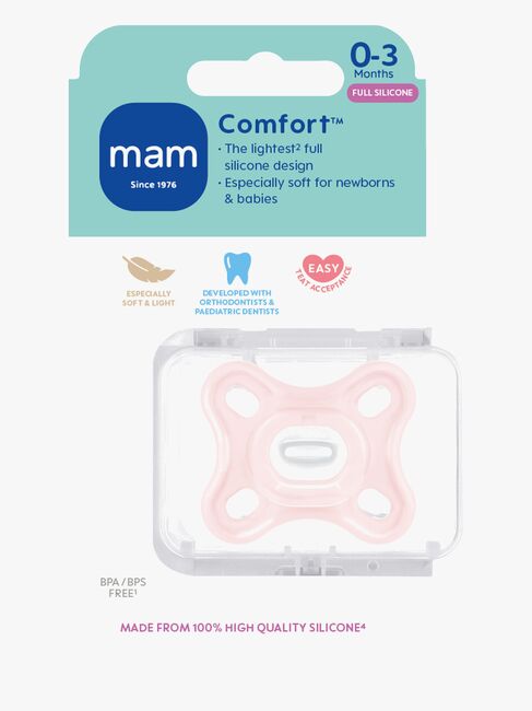 MAM Comfort Newborn Napp, Rosa