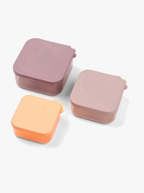 Done By Deer Deer Friends Snackslådor 3-pack, Powder