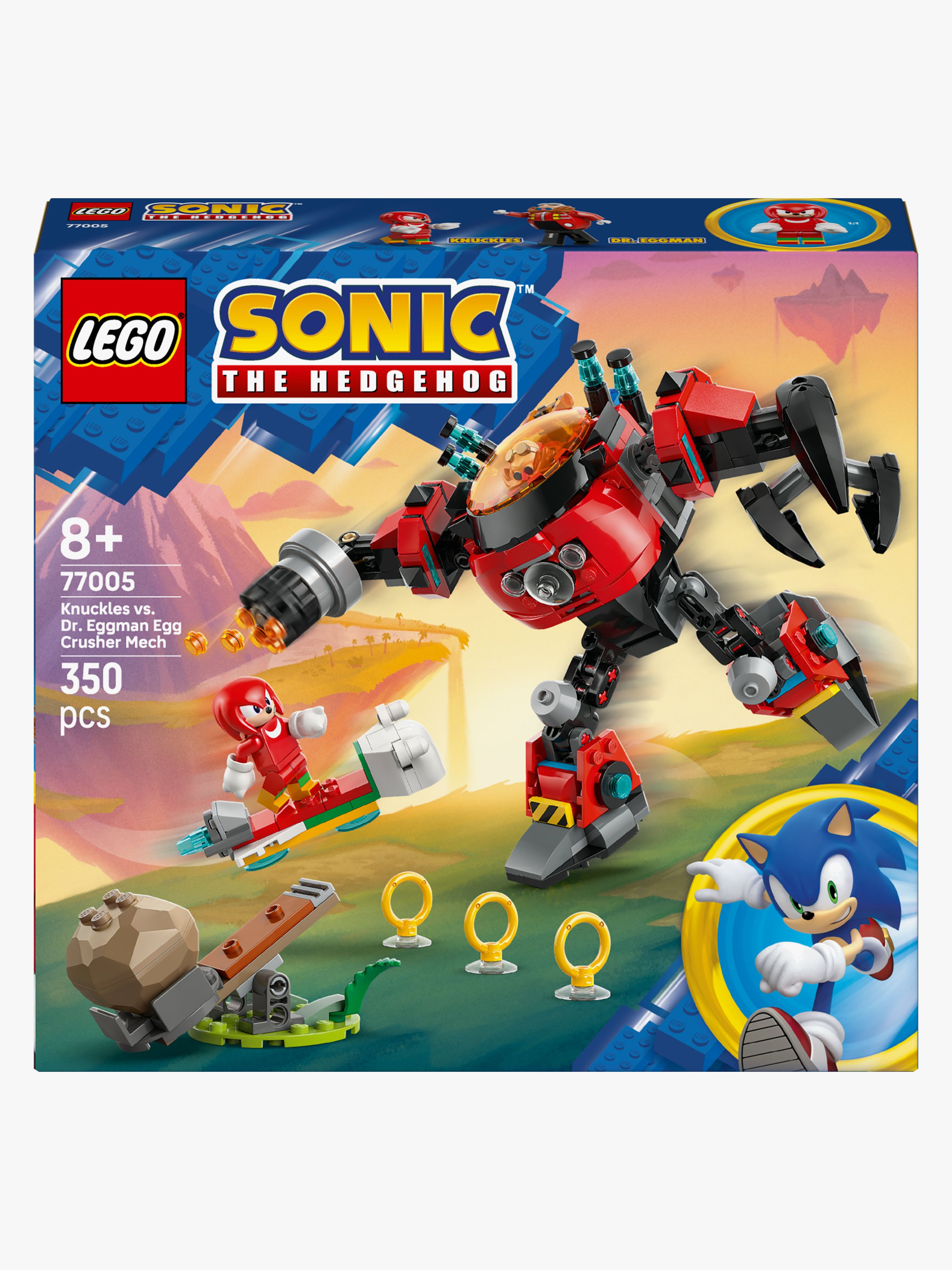 LEGO Sonic 77005 Knuckles mot Dr. Eggmans Egg Crusher robot