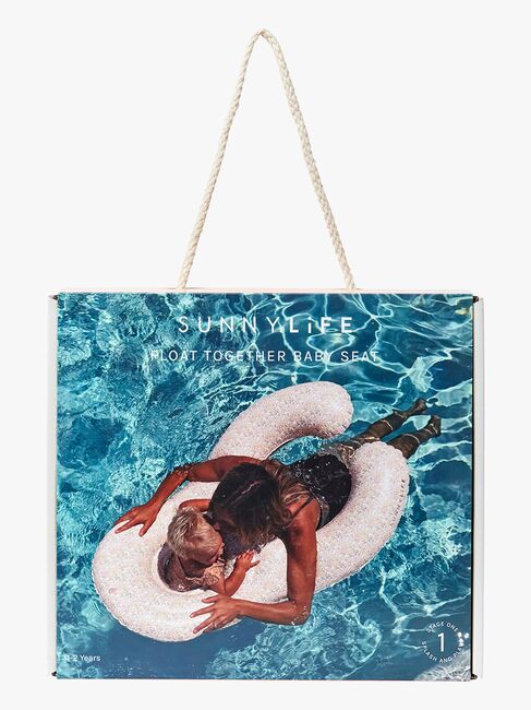 SUNNYLiFE Baby Float Together-  Uppblåsbar Flytmadrass, Into the Garden