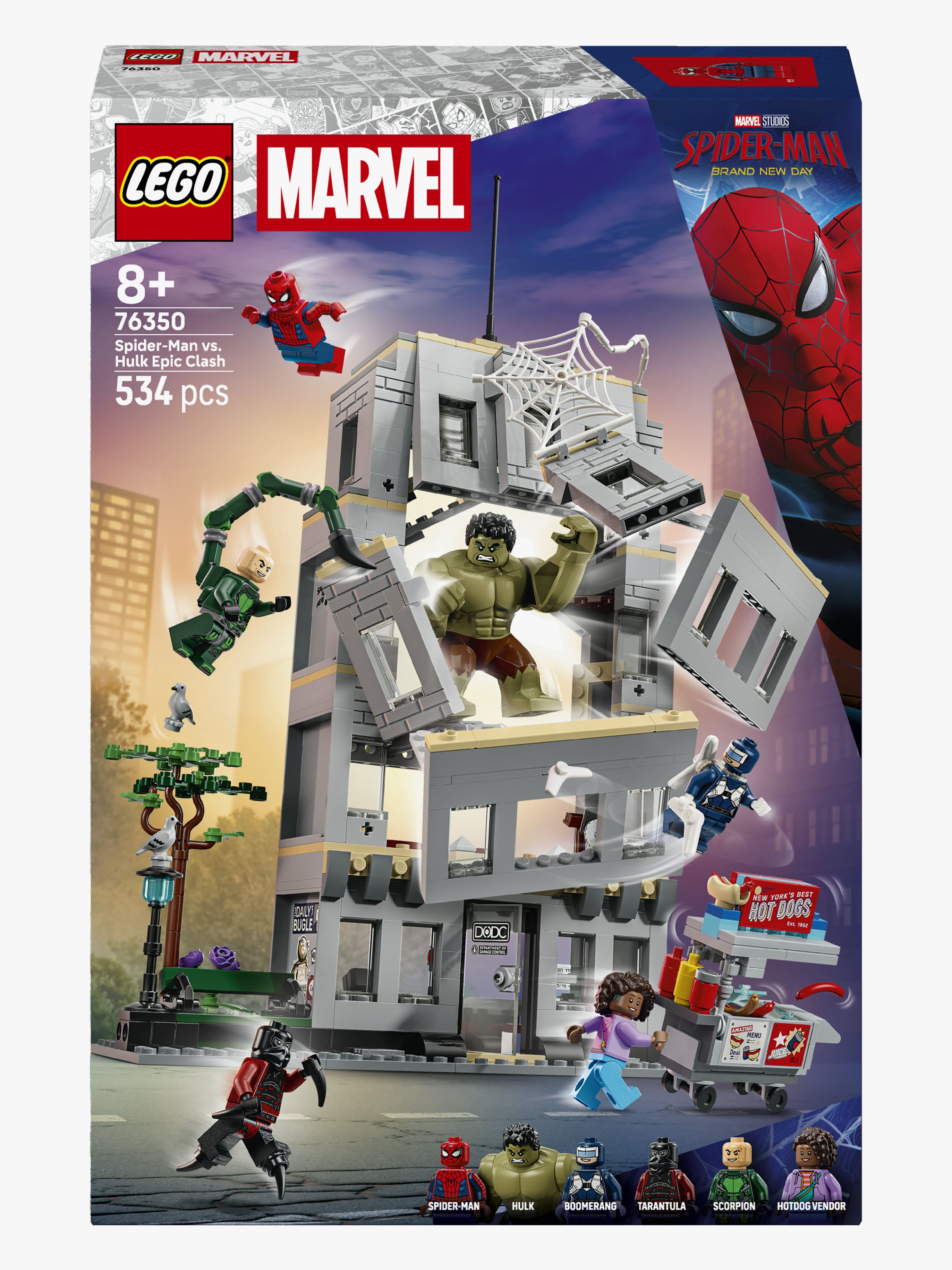 LEGO Super Heroes 76350 Episk sammandrabbning med Spider-Man mot Hulk
