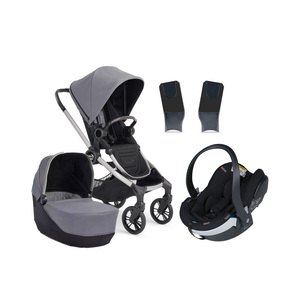 Baby Jogger City Sights Duovagn inkl. BeSafe iZi Go Modular X2, Dark Slate