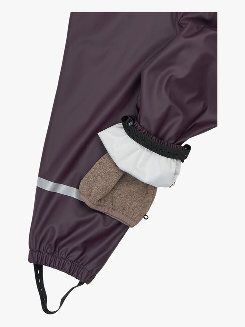 Mikk-Line Fodrat Regnställ Med Hängslen, Plum Perfect 33183-PlumPerfect-4548_4h.jpg