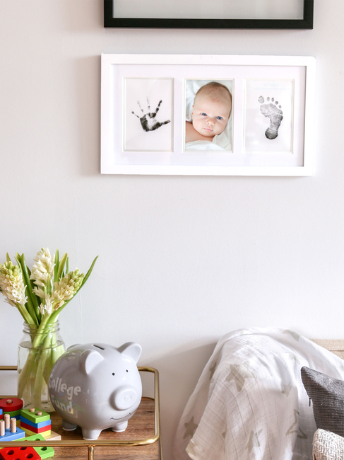 Pearhead Babyprints Fotoram, Vit