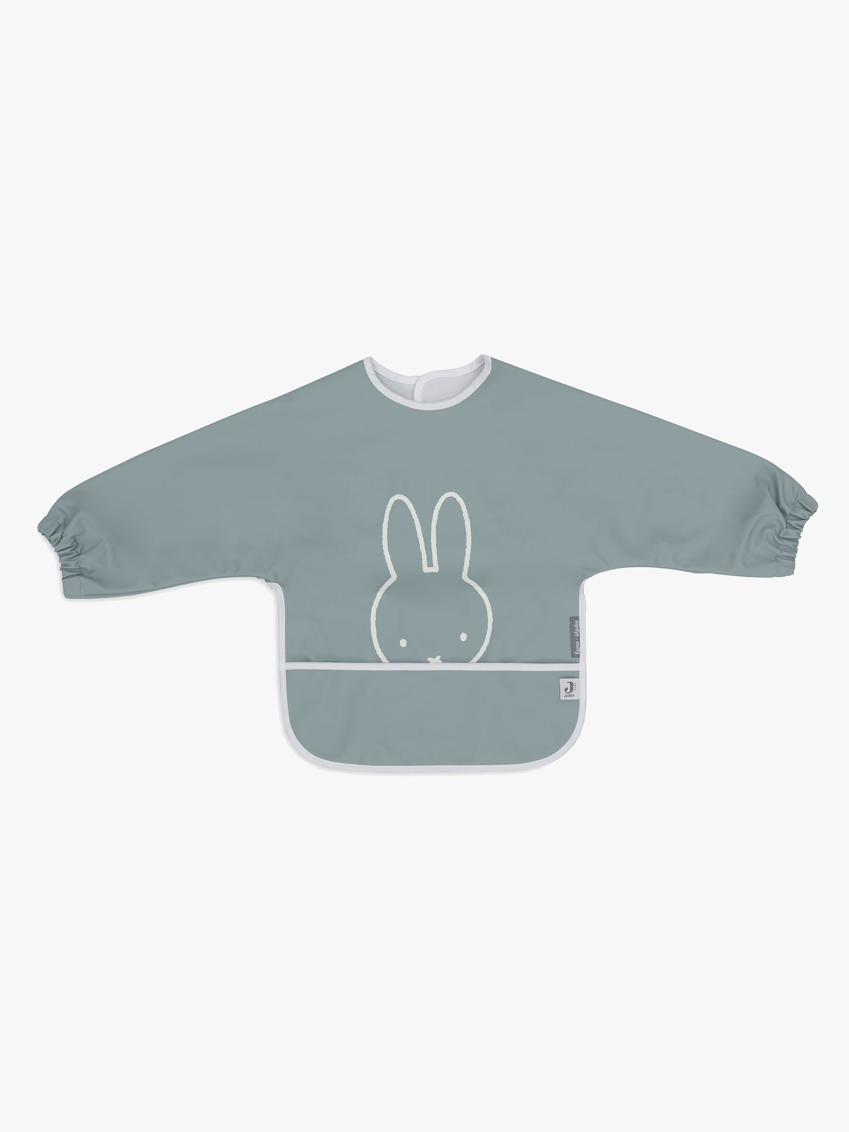 Jollein Miffy Peekaboo Långärmad Haklapp, Sea Green