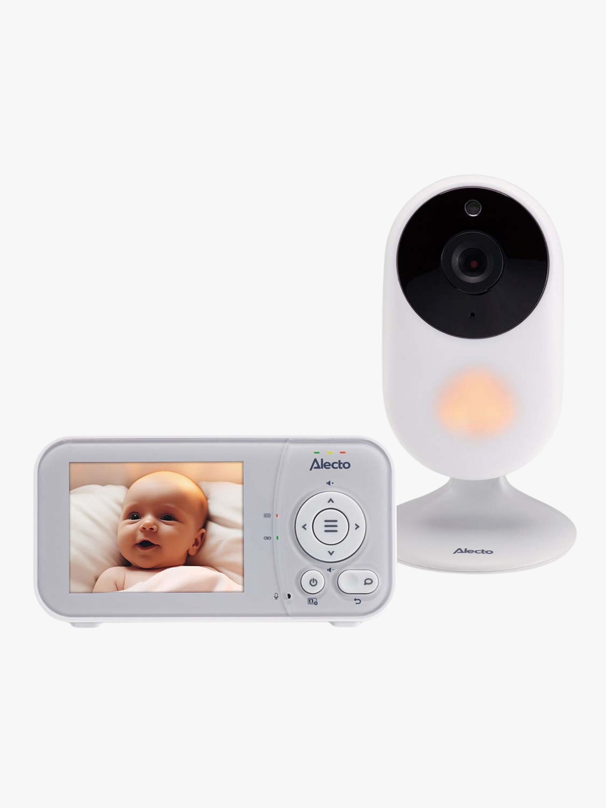 Alecto DVM2028 Babyvakt, Grå/vit