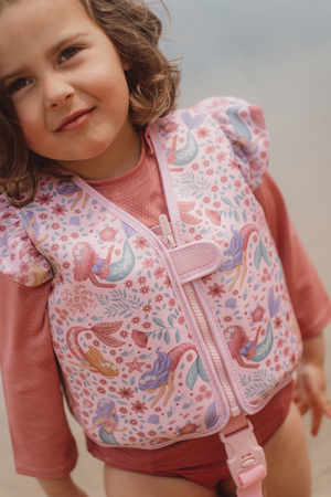 Little Dutch Dreamy Mermaid Simväst, Pink