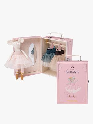 Moulin Roty Garderobsväska med Docka Suzie