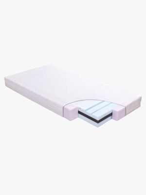 BabyMatex Fresh Barnmadrass med andningsbar skummadrass, 60x120cm