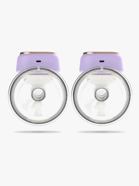 NENO Sole Twin Elektrisk Bröstpump Hands Free, Lila
