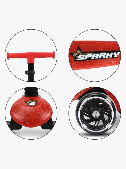 Milly Mally Sparky Sparkcykel, Röd