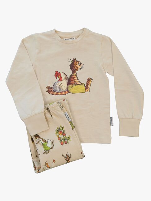 Geggamoja Pyjamas Tvådelad Pettson & Findus, Beige