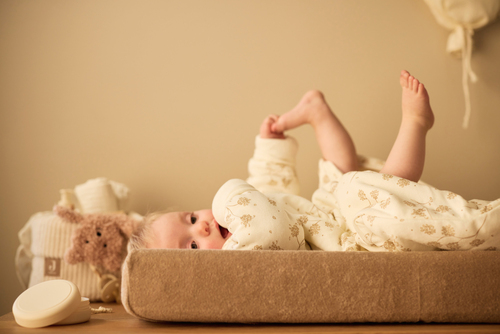 Jollein Skötbäddsöverdrag 50x70cm 2-Pack, Milky Coffee