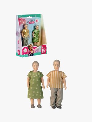 Lundby Puppenhauszubehör Puppe Älteres Paar