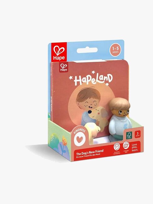 Hape Sagobok med Lekset The Dog's New Friend