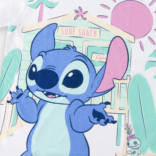 Disney Stitch T-shirt, Vit