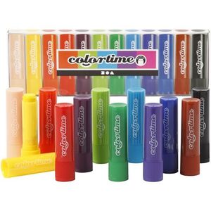 Colortime Soft Color Stick Mixade Färger 12st