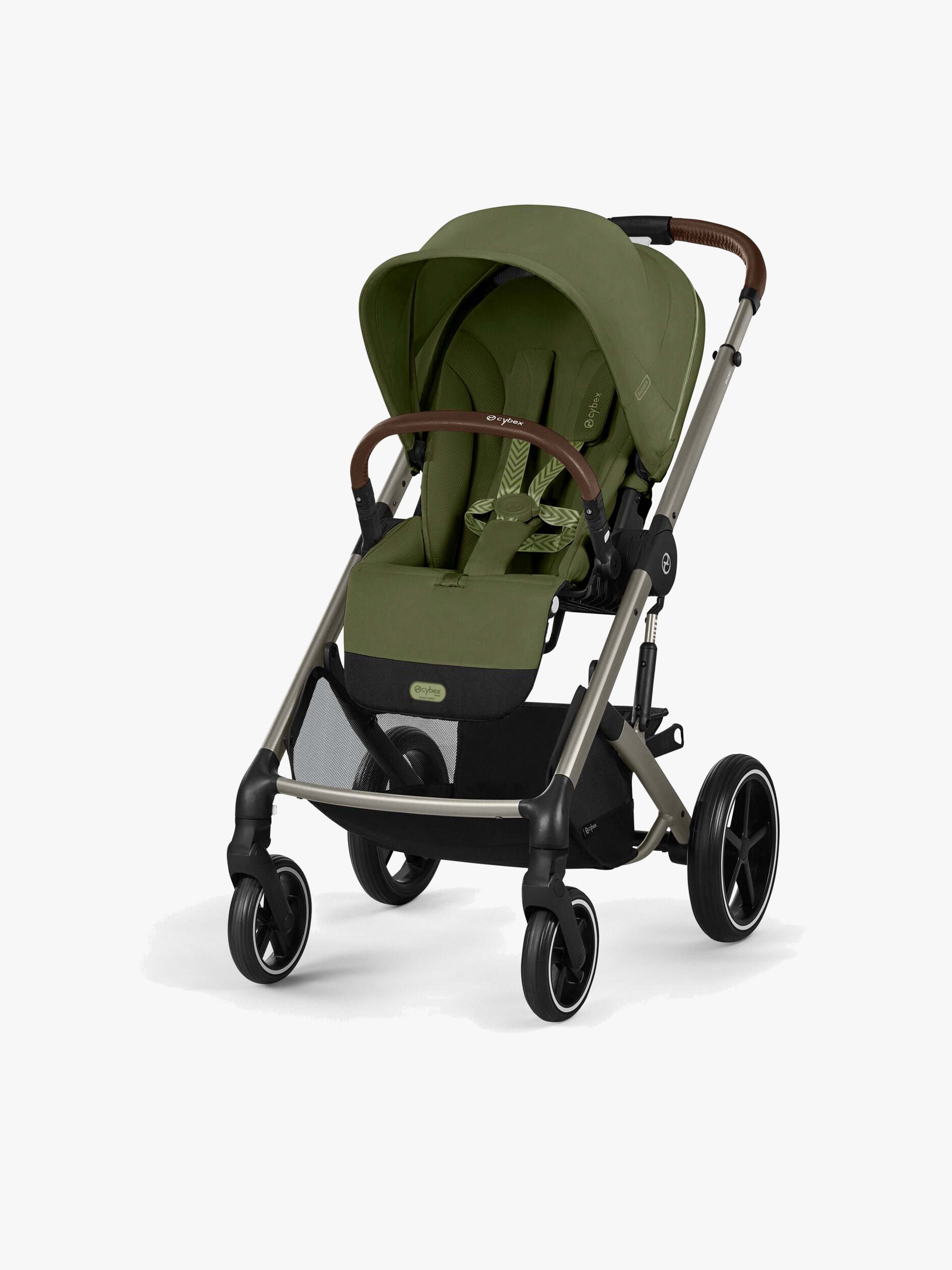 Cybex BALIOS S Lux Sittvagn, Taupe/Moss Green - Bäst i test