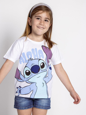 Disney Stitch T-shirt, Vit