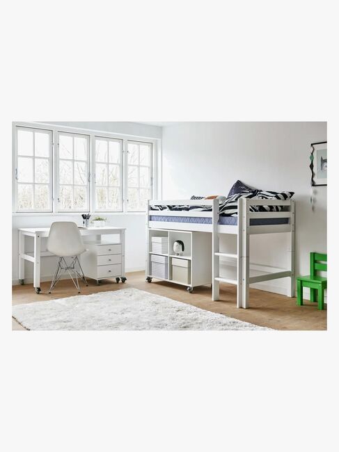 Hoppekids ECO Dream Halvhög Loftsäng 170x60, Vit