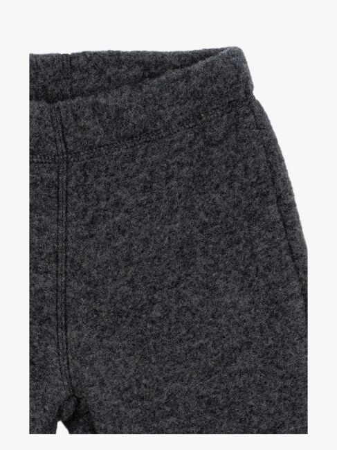 Mikk-Line Ullfleecebyxor Baby, Anthracite Melange
