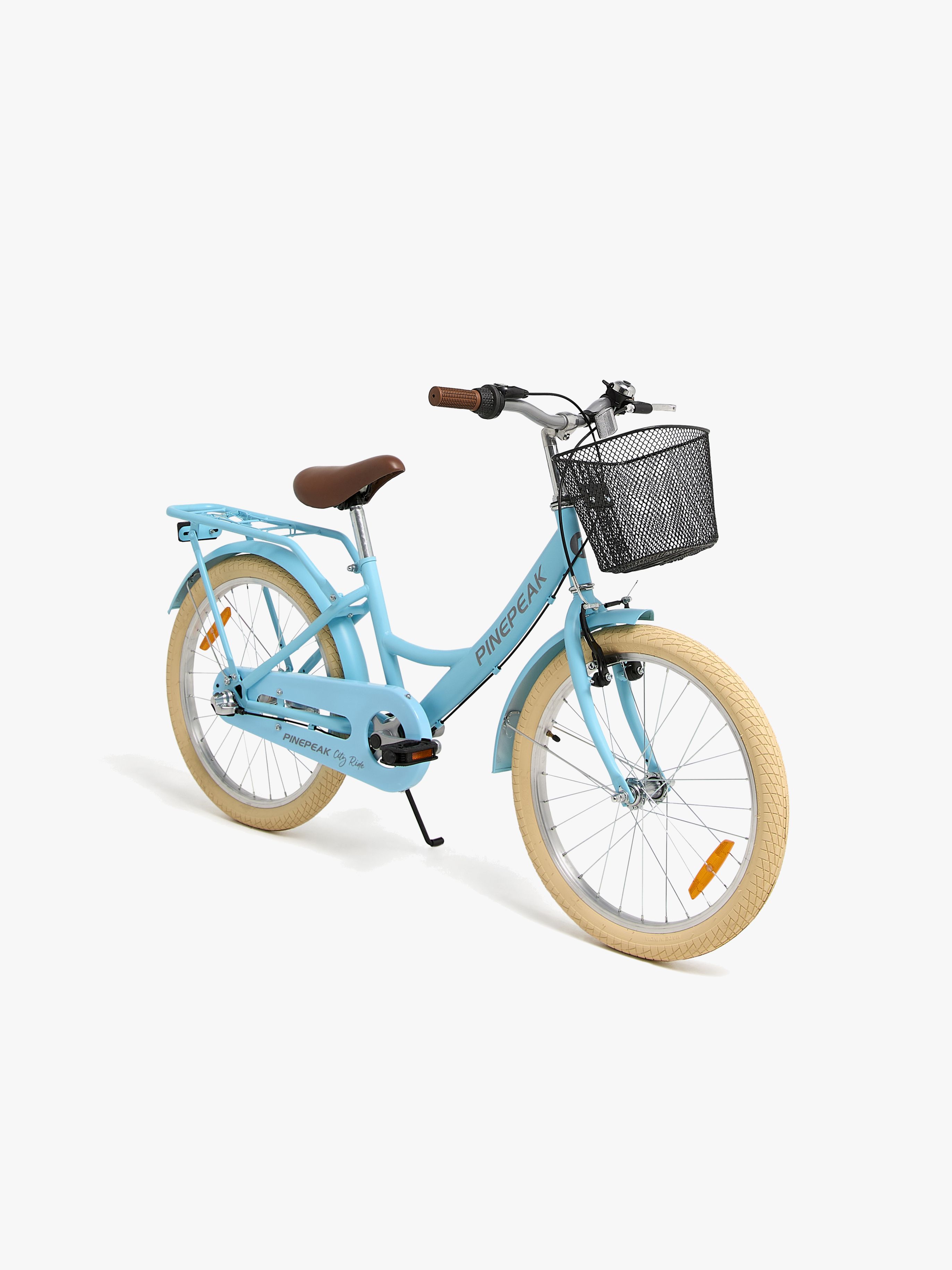 Pinepeak Retro City Cykel 20 Tum, Blå