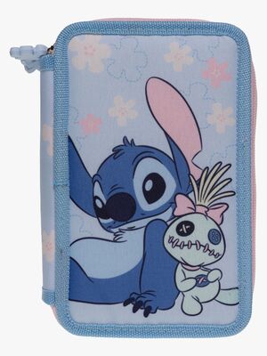 Disney Lilo & Stitch Dreifach-Federmäppchen, Hellblau