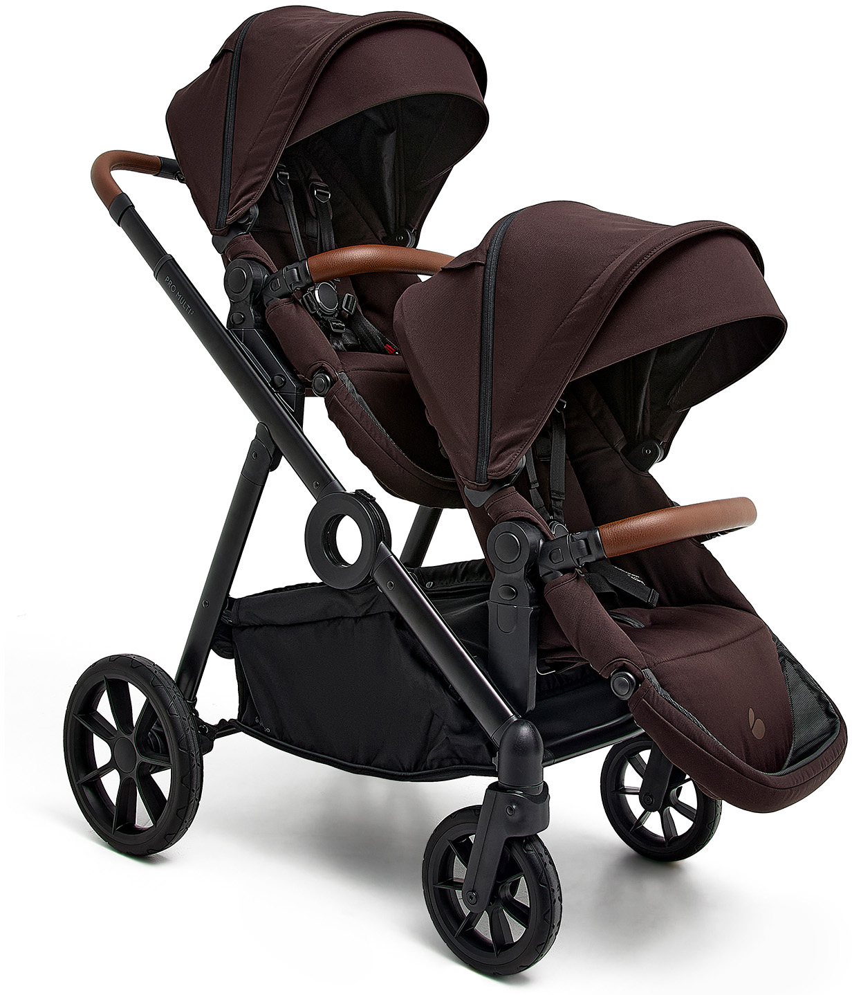 Beemoo Pro Multi 2 Syskonvagn Espresso Brown
