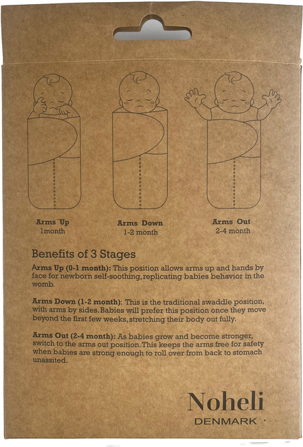 Noheli Swaddler 3-i-1, Grå