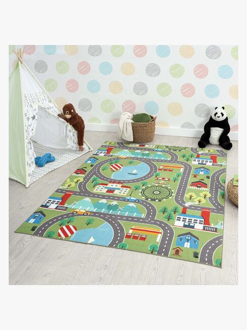 KMCarpets Vägmatta 120x160 cm, Grön