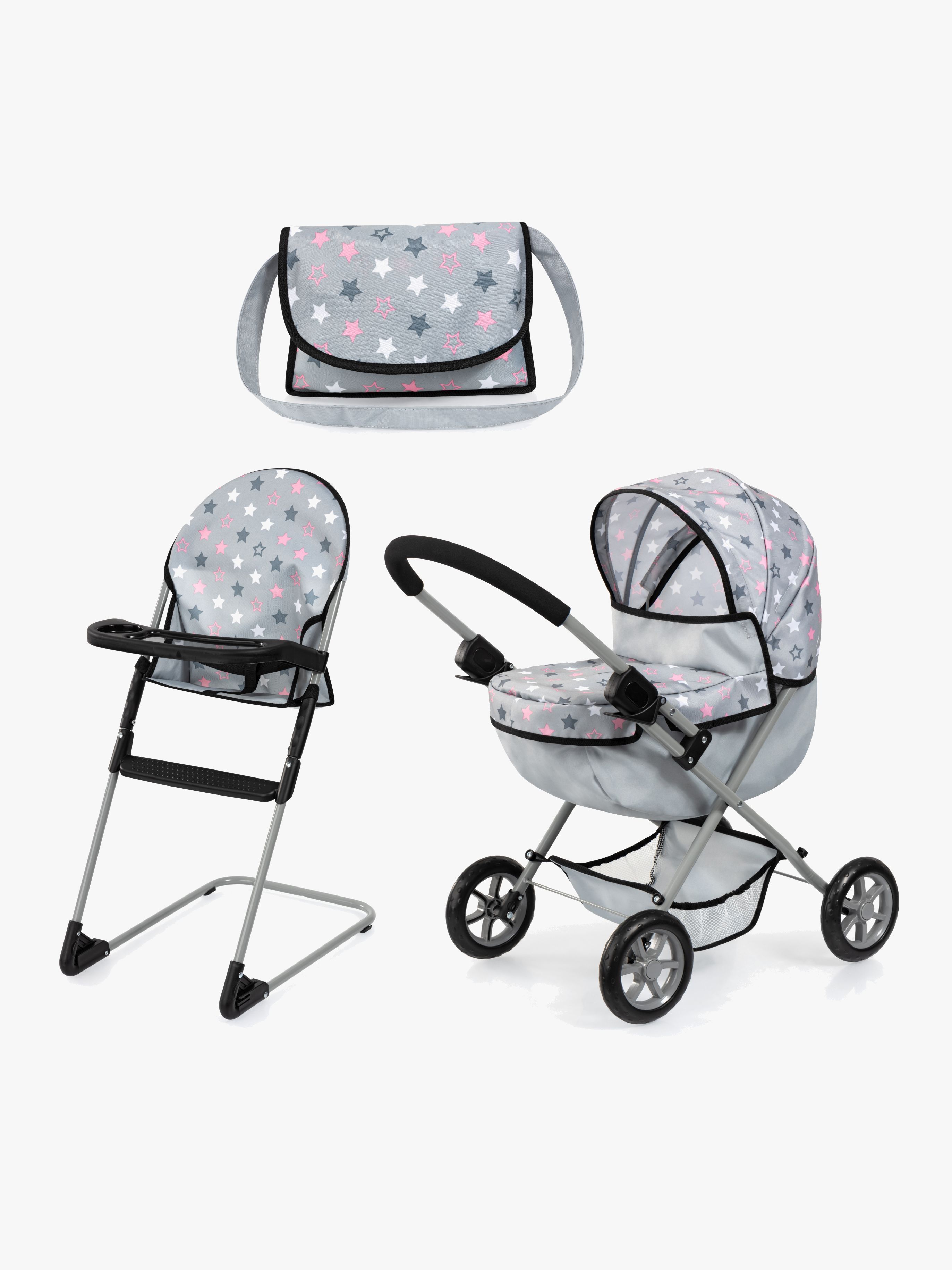 Bayer Design Dockvagn Cosy Set, Grey