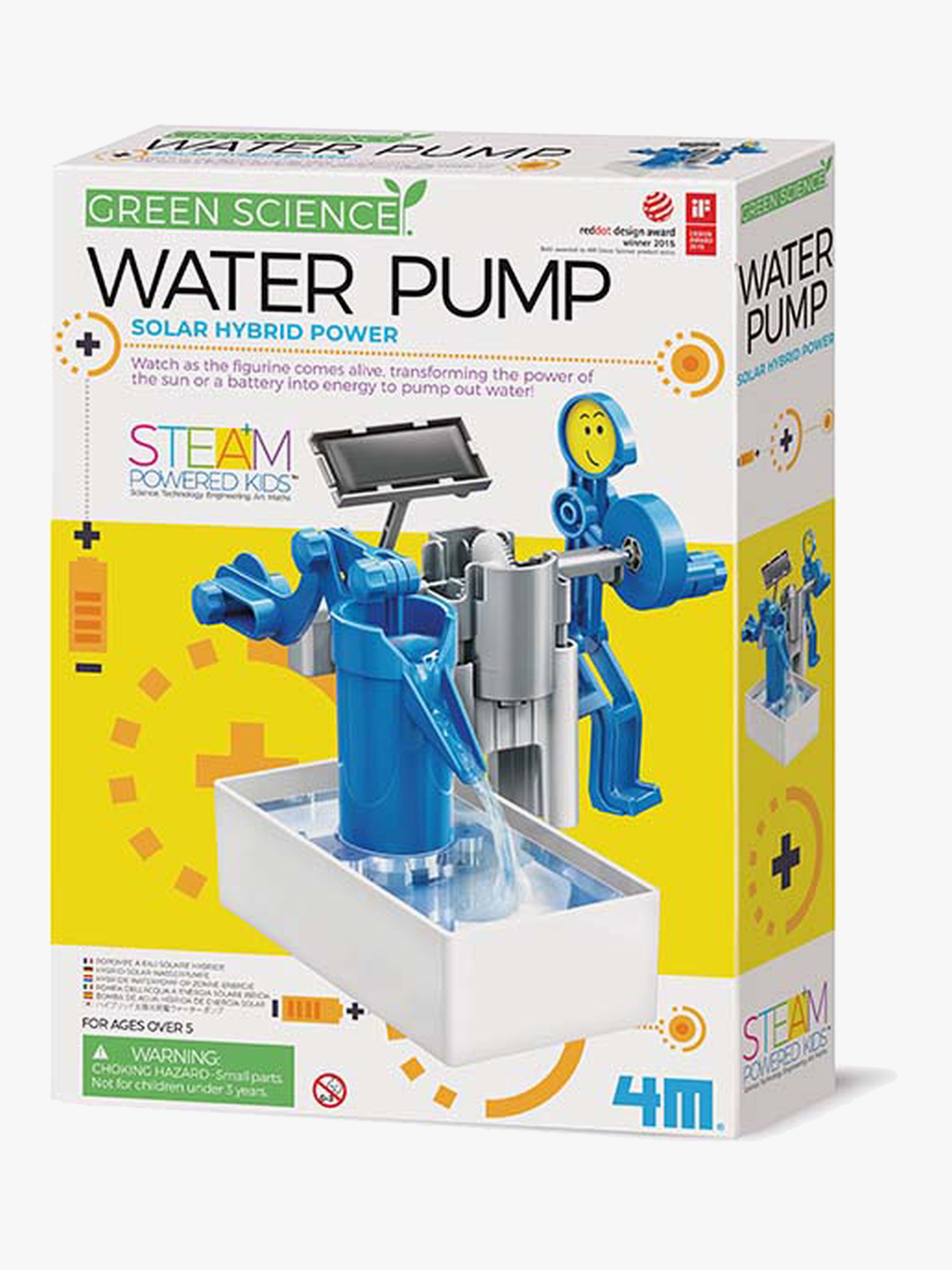 4M Green Science Sol- och batteridrivet Vetenskapskit Vattenpump