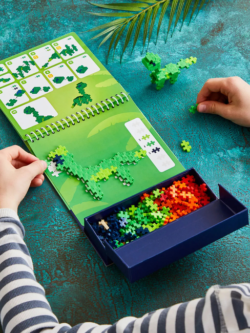 Plus-Plus Activity Pad Dino Byggset