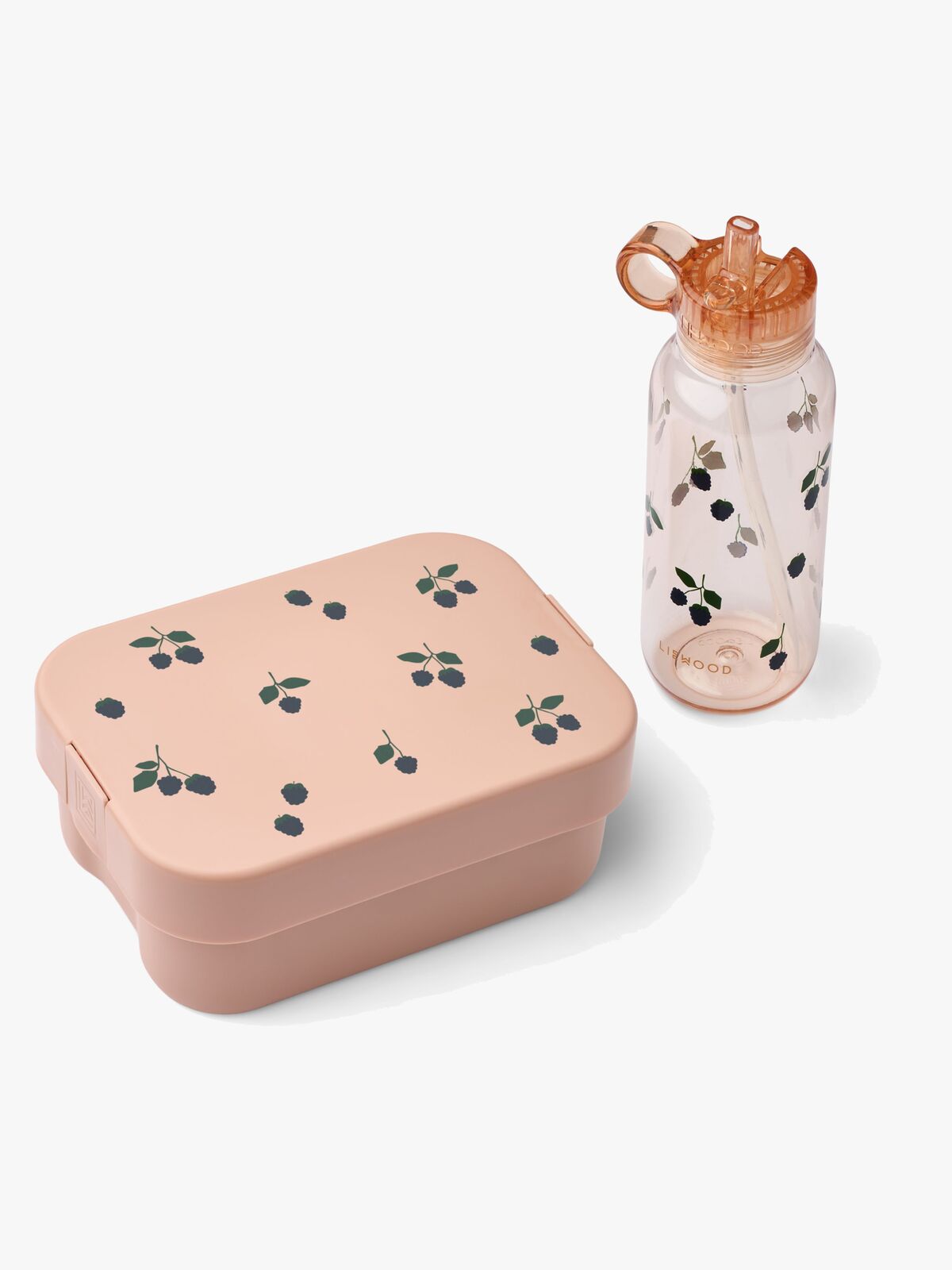 LIEWOOD Chelsey  Mönstrat Lunchboxset, Berry/Pale Tuscany