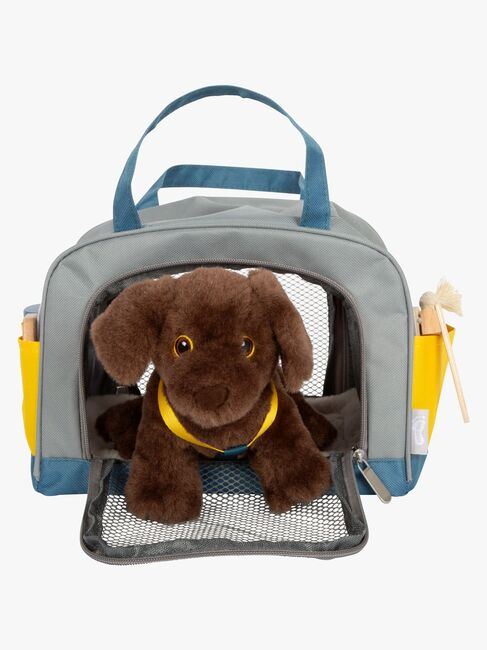 Small Foot Hund med Väska och Skötselset