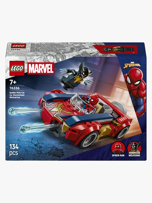 LEGO Super Heroes 76336 Spider-Mans bil mot venomifierad Wolverine