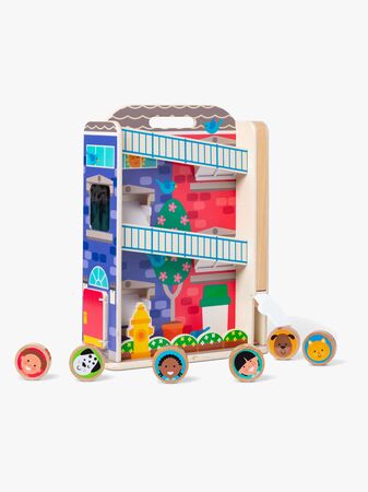 Melissa & Doug GO TOTs Radhus med 6 Diskar