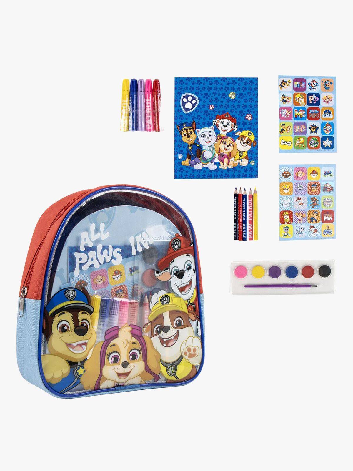 Paw Patrol Ryggsäck & Målarset