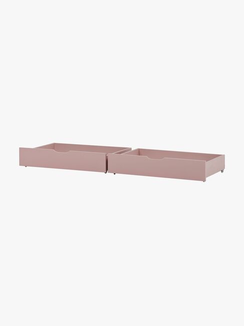Hoppekids Sänglåda 2 pack, Pale Rose