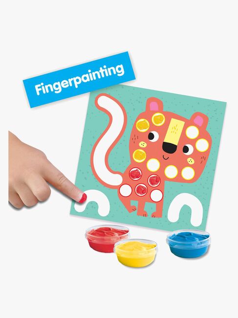 SES Creative 3-i-1 Pysselset Min Första Fingermålning Färgläggning & Former