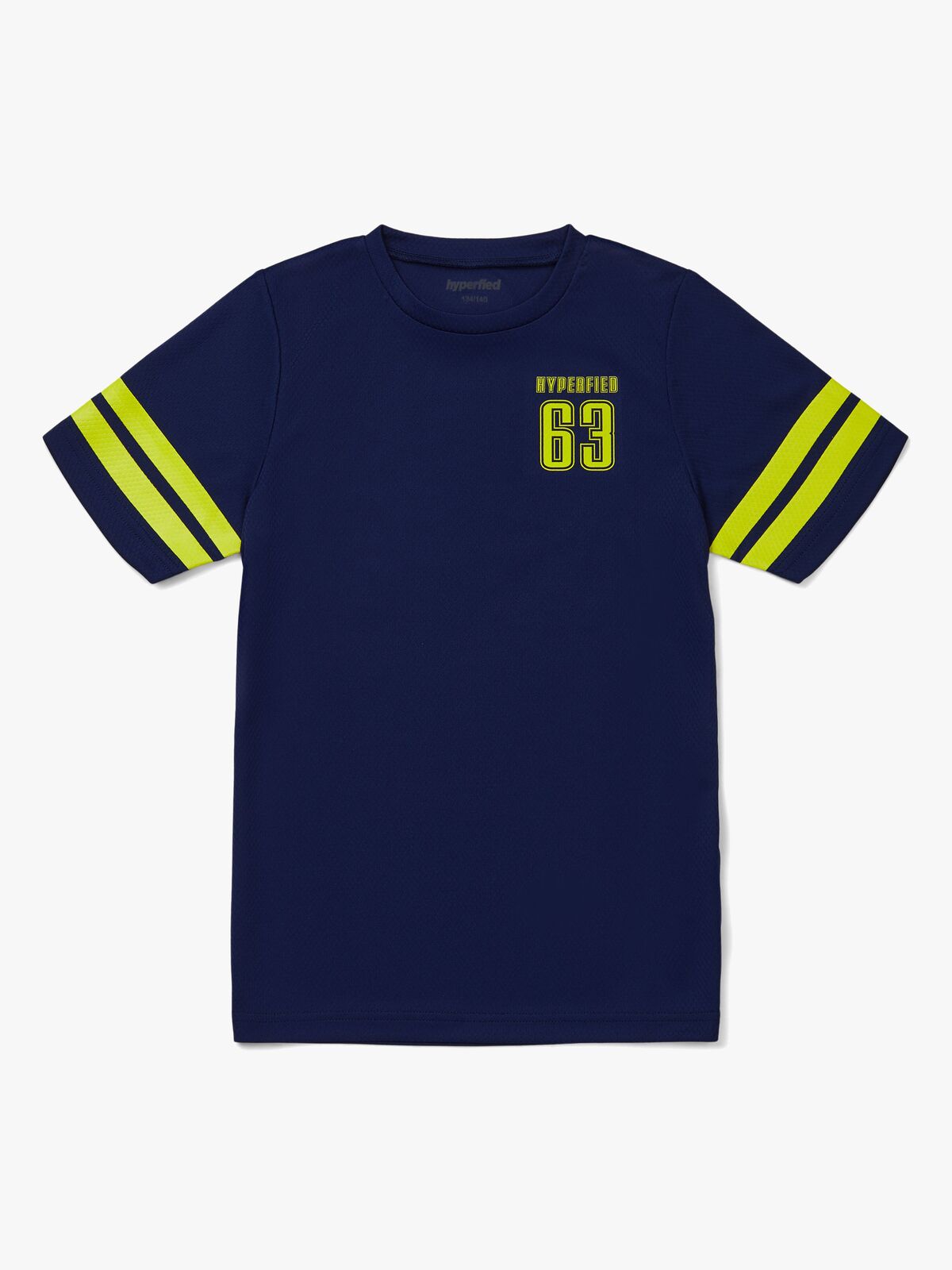 Hyperfied Back Logo T-Shirt, Medieval Blue
