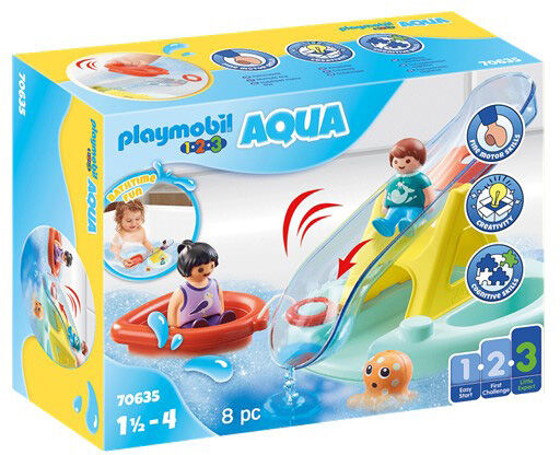 Playmobil 1.2.3 Aqua Water Seesaw with Boat Byggsats