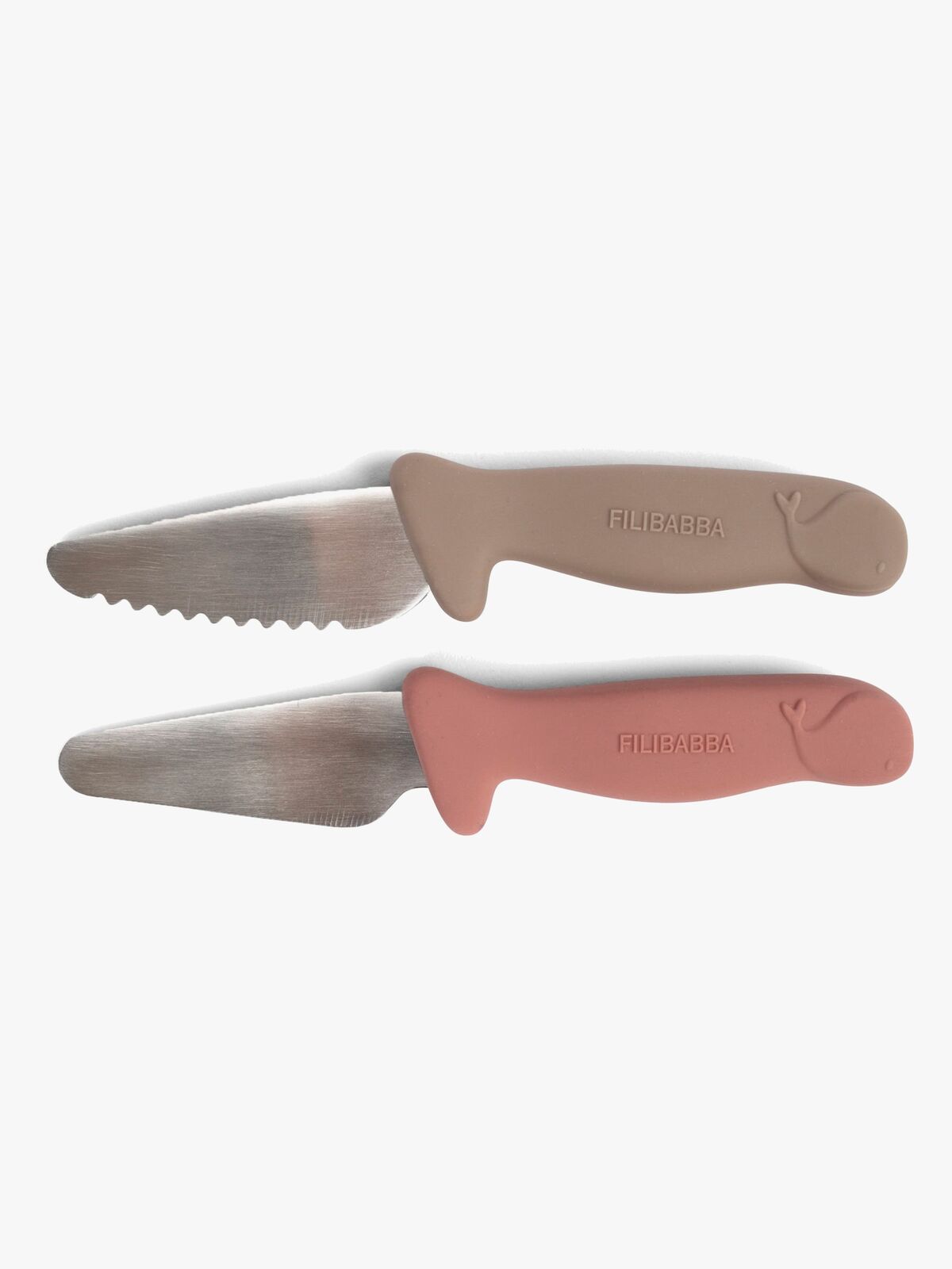 FILIBABBA Barnknivset 2-Pack, Warm Grey/Rose