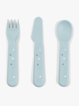 Done By Deer Foodie Bestick Happy Dots, Blå