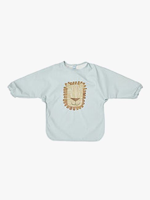 OYOY Lobo Lejon  Långärmad Haklapp, Ice Blue