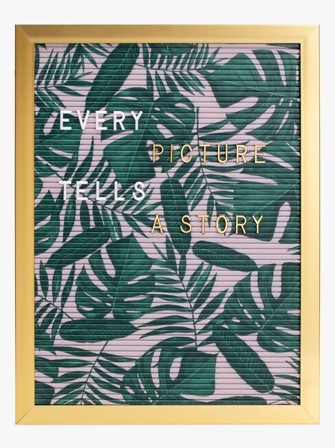 Petite Déco Bokstavstavla Garden, Rosa