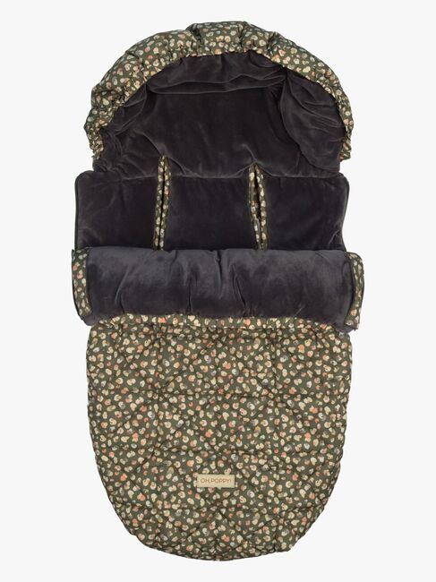 Oh, Poppy! Lily Quilted Åkpåse, Poppy Forest Green