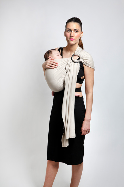 Love Radius No Knot Woven Ringsjal, White Gold